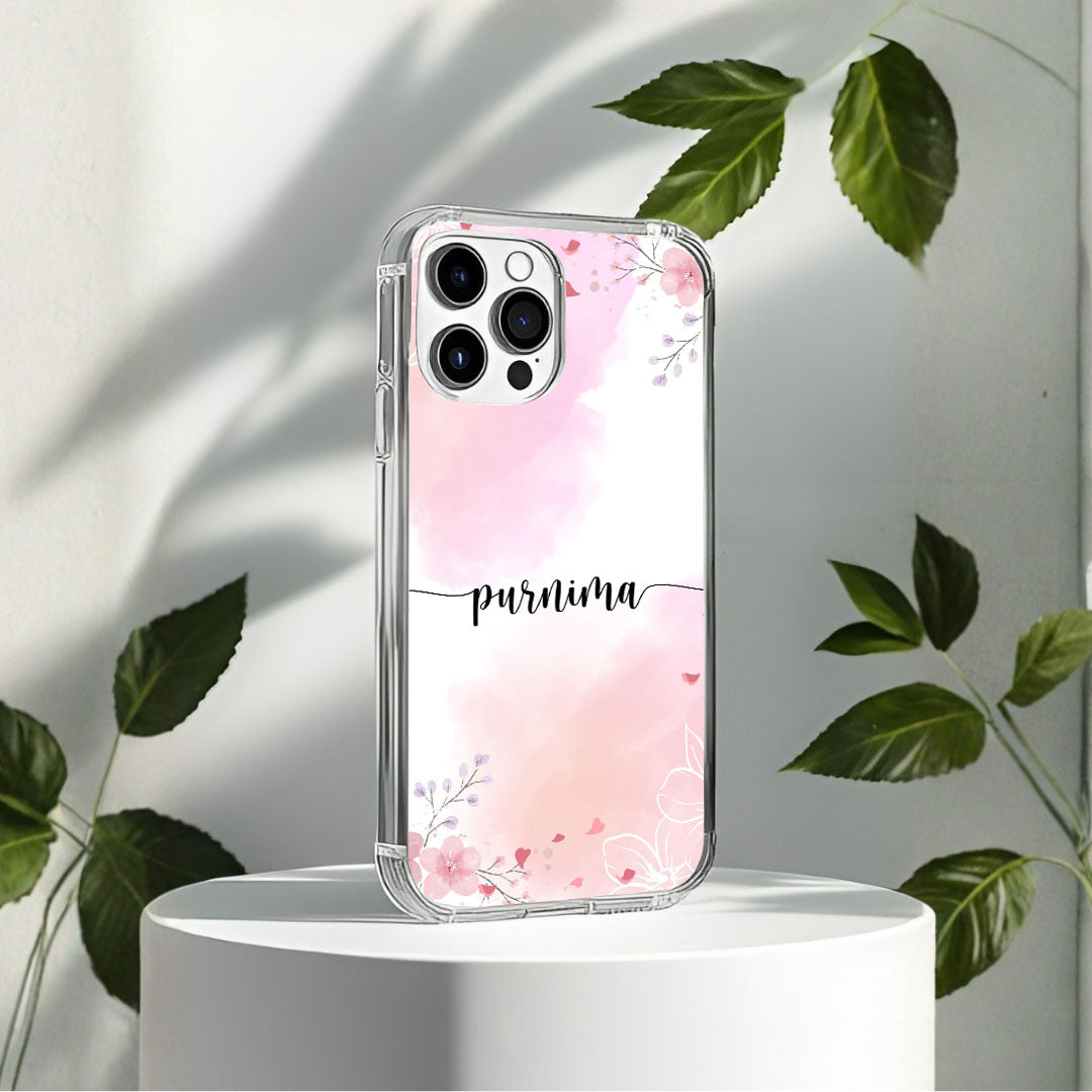 Floral Case With Name 2