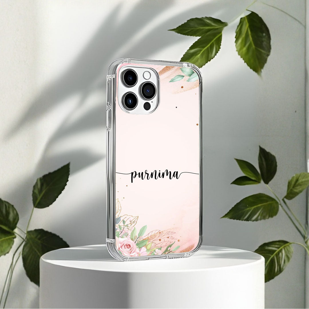 Floral Case With Name 1