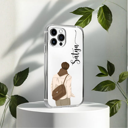 Aesthetic Boy Silicon Custom Name Case Design 10