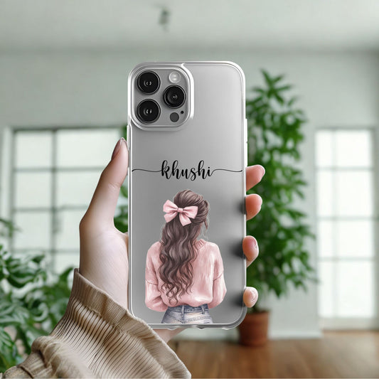 Travel Girl Customized Transparent Silicon Case Design 10
