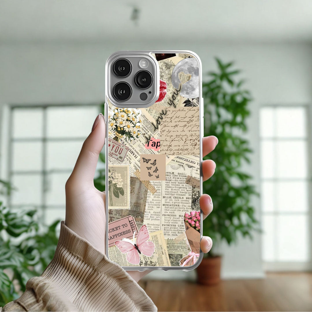 Paper Art Pattern Silicone Phone Case Design 10