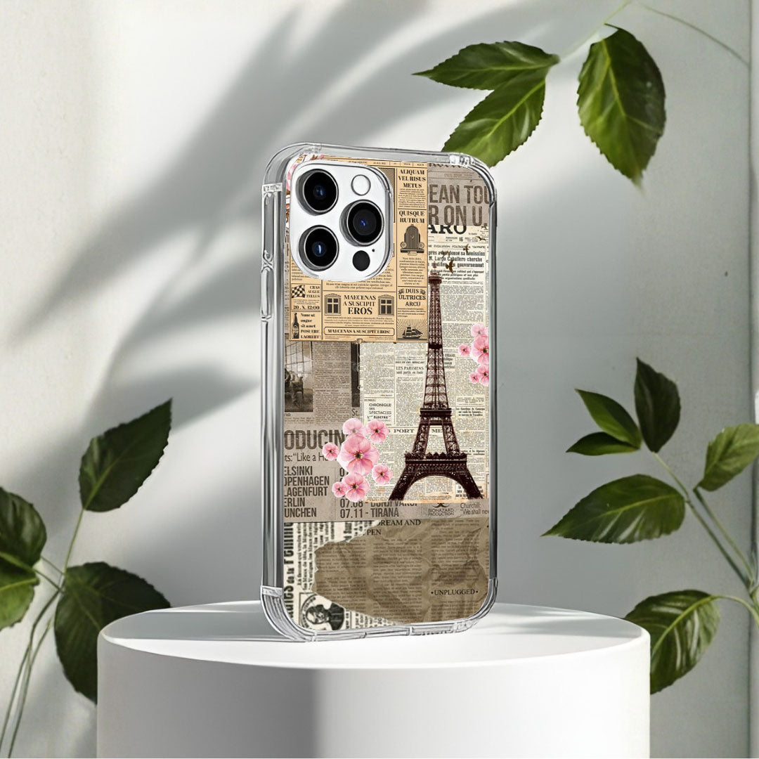 Paper Art Pattern Silicone Phone Case Design 11