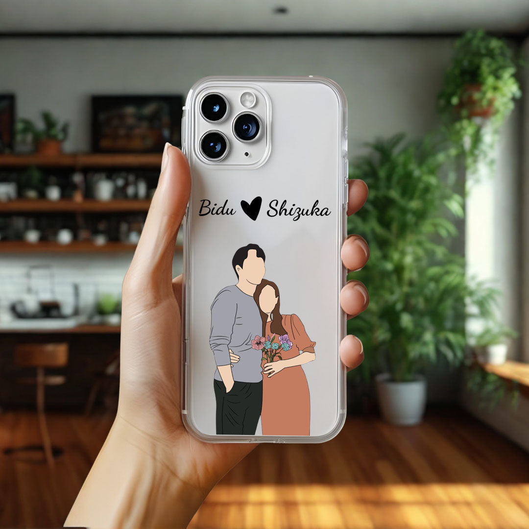 Cute Couple Name Case Design 11