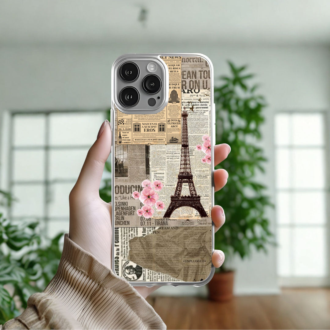 Paper Art Pattern Silicone Phone Case Design 11
