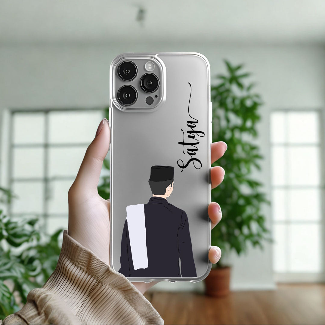 Aesthetic Boy Silicon Custom Name Case Design 11