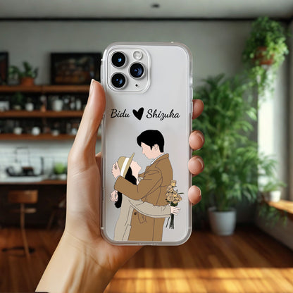 Cute Couple Name Case Design 12