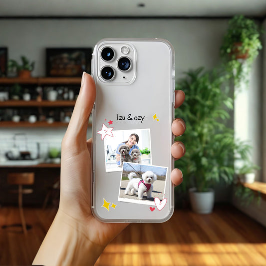 Pet Lovers Custom Photo Clear Case Design 2