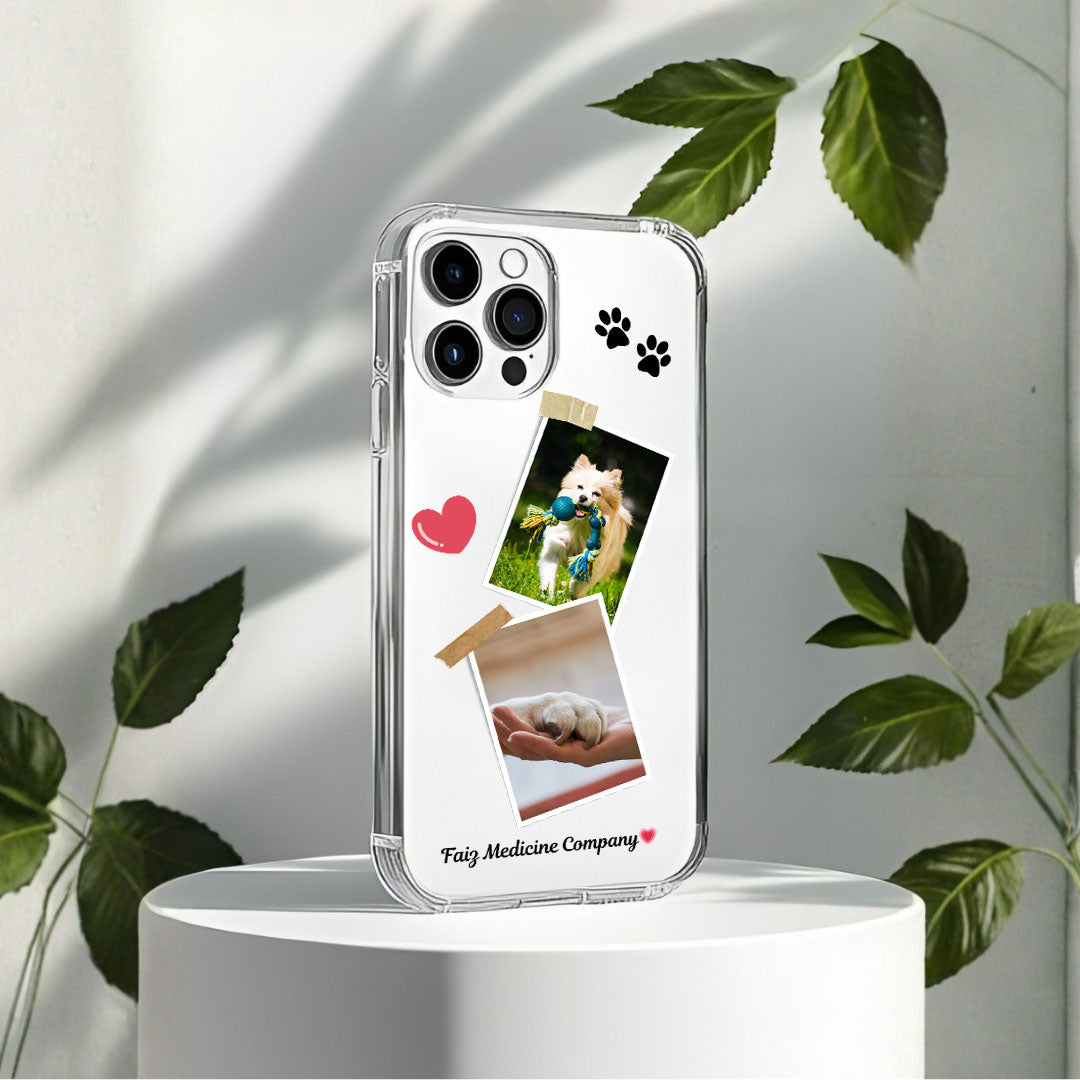 Pet Lovers Custom Photo Clear Case Design 3