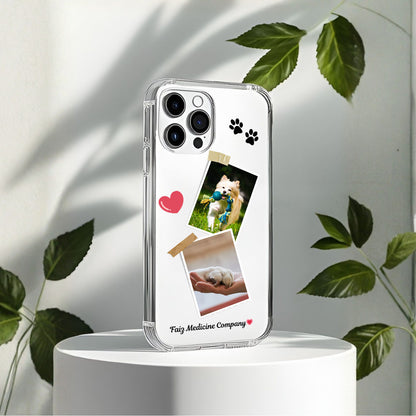 Pet Lovers Custom Photo Clear Case Design 3