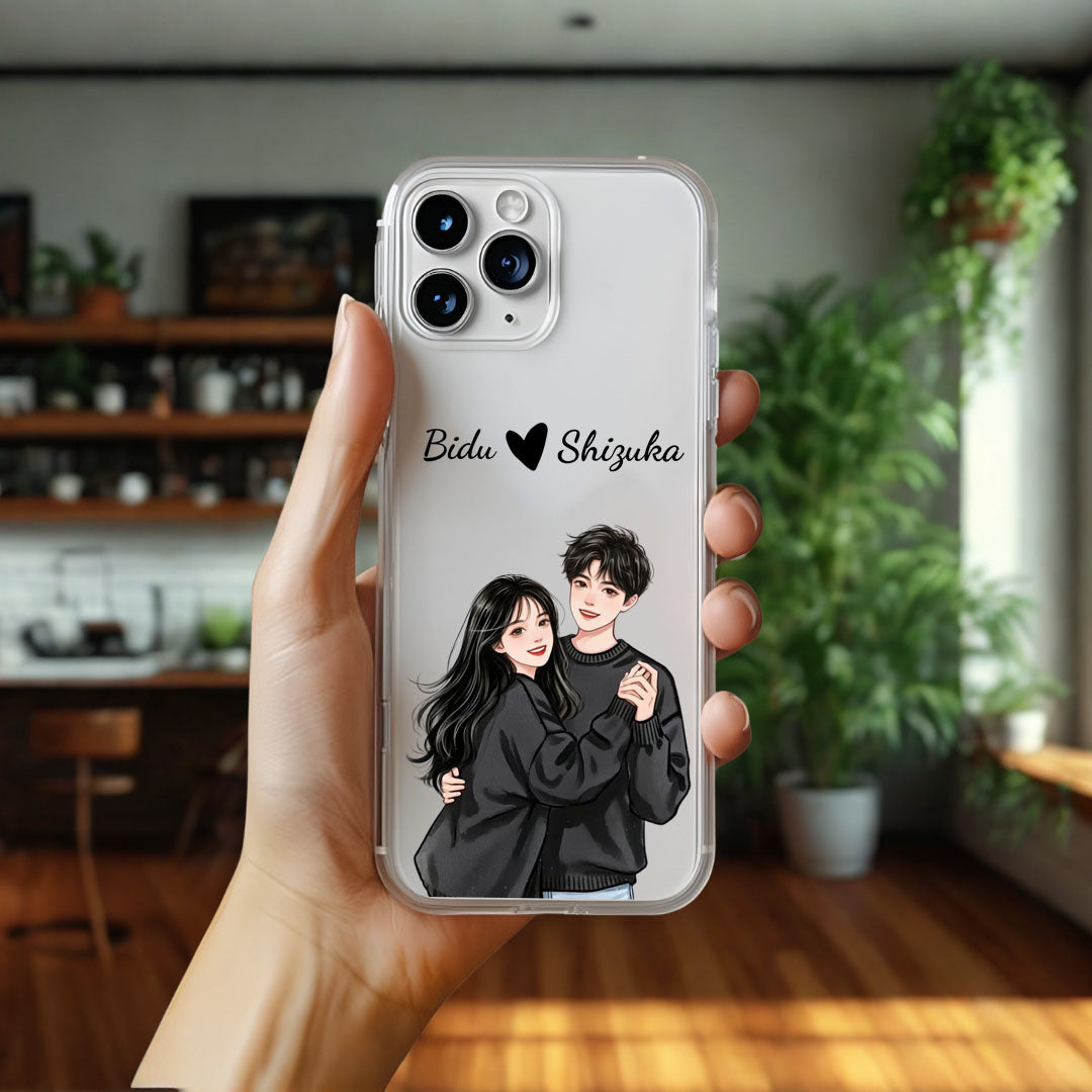 Cute Couple Name Case Design 2