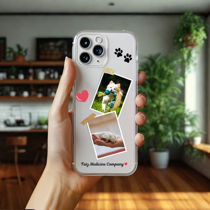 Pet Lovers Custom Photo Clear Case Design 3