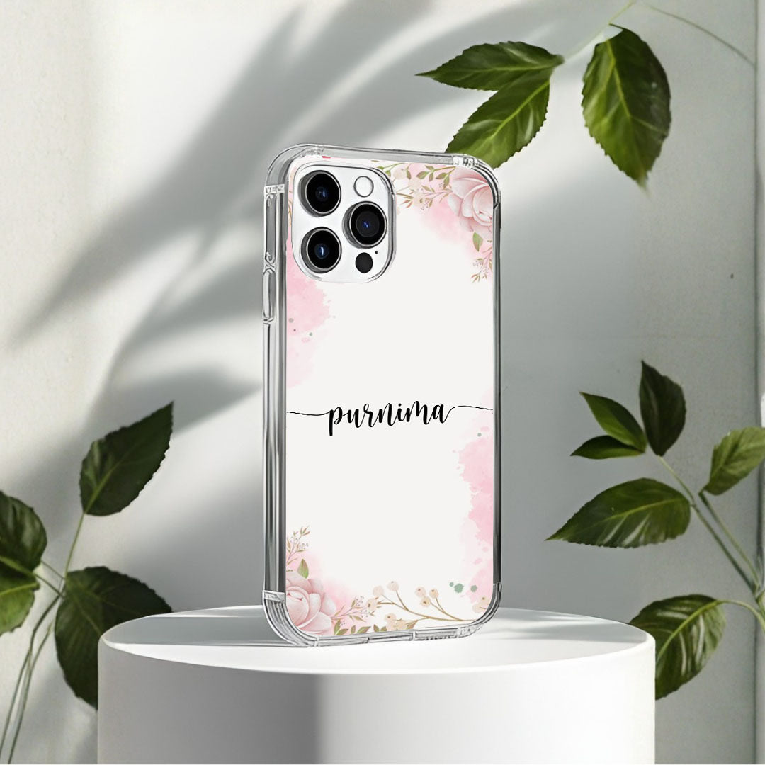 Floral Case With Name 3