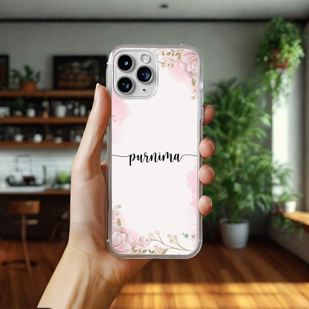 Floral Case With Name 3
