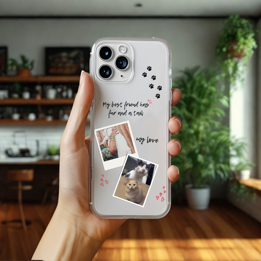 Pet Lovers Custom Photo Clear Case Design 4