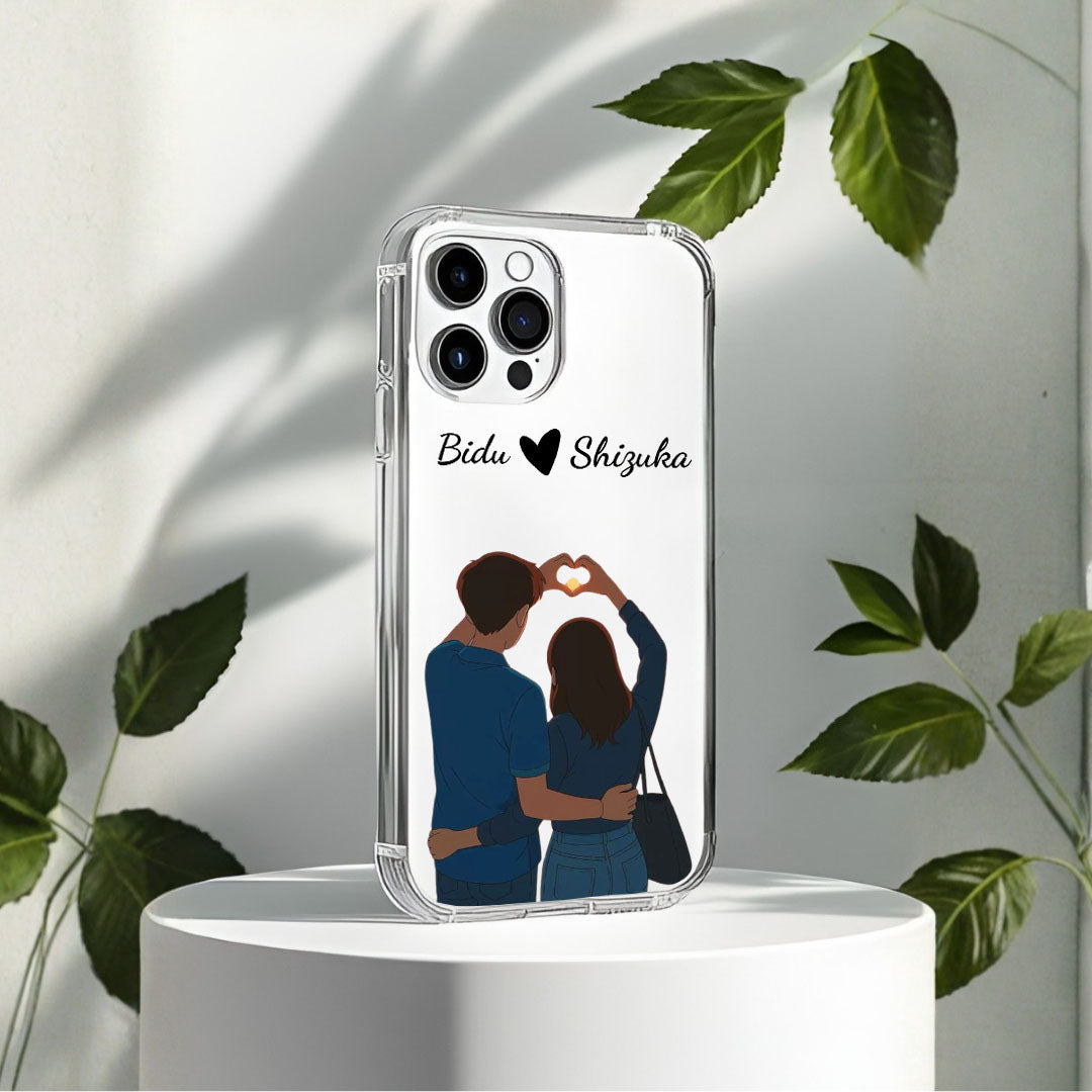 Cute Couple Name Case Design 4