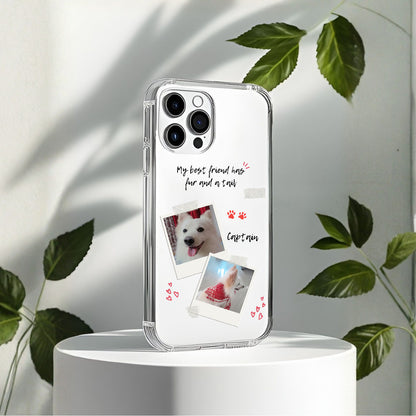 Pet Lovers Custom Photo Clear Case Design 5