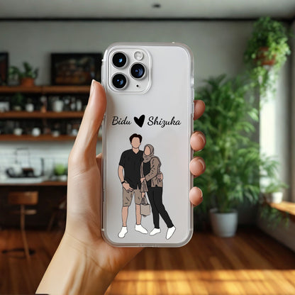 Cute Couple Name Case Design 9