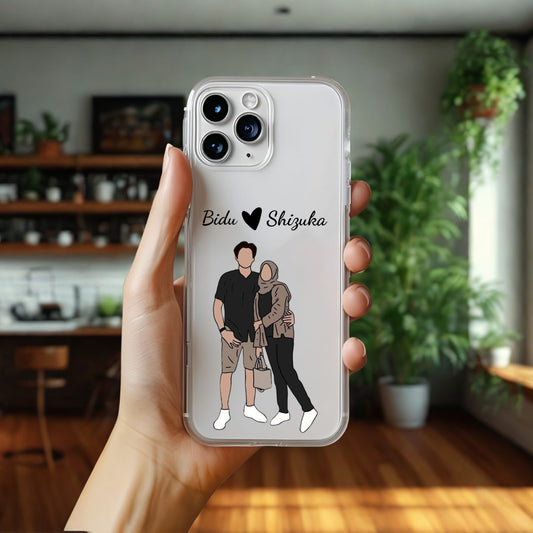 Cute Couple Name Case Design 9