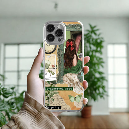 Paper Art Pattern Silicone Phone Case Design 9