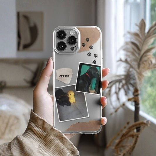 Pet Lovers Custom Photo Clear Case Design 1